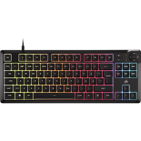 CORSAIR K55 CORE TKL Gaming Keyboard, Black
