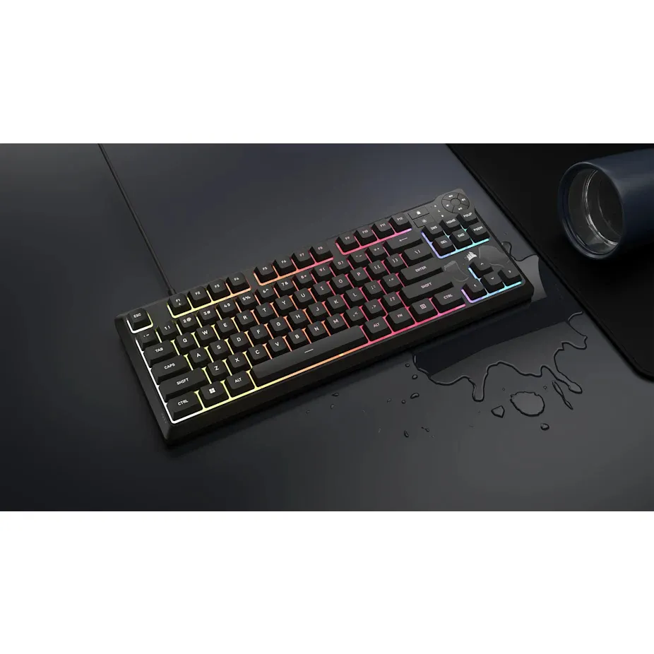 CORSAIR K55 CORE TKL Gaming Keyboard, Black