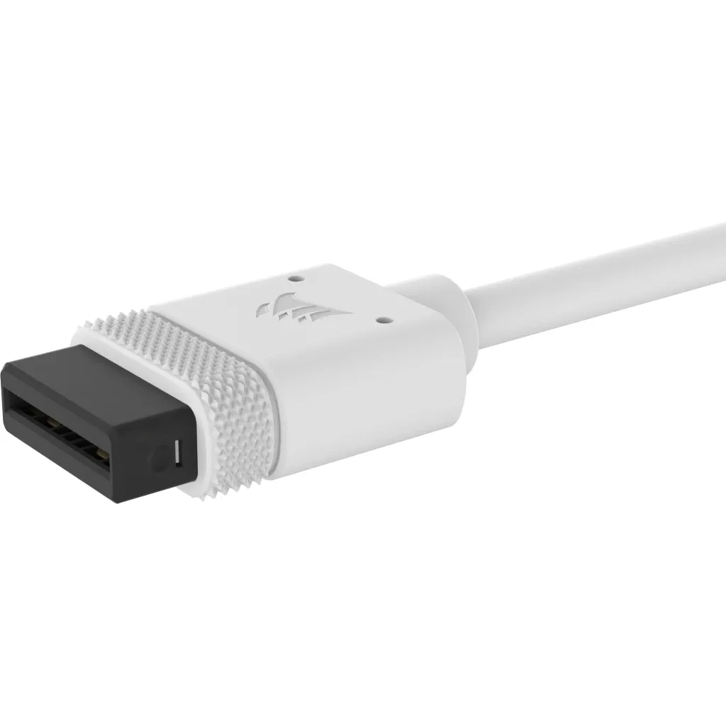 Corsair iCUE LINK cable, 100mm, straight (white, 2 pieces)