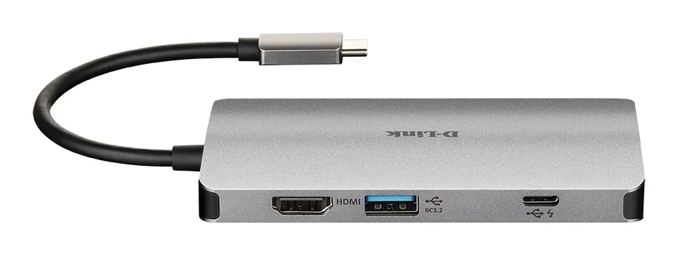 8-in-1 USB-C Hub with HDMI/Ethernet/Card Reader/Power Delivery