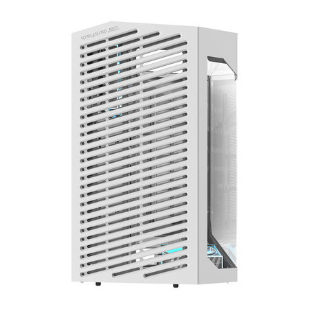 DARKFLASH DY470 Full-Tower Case with window and RGB lighting, White