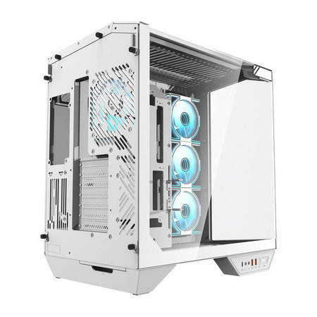 DARKFLASH DY470 Full-Tower Case with window and RGB lighting, White