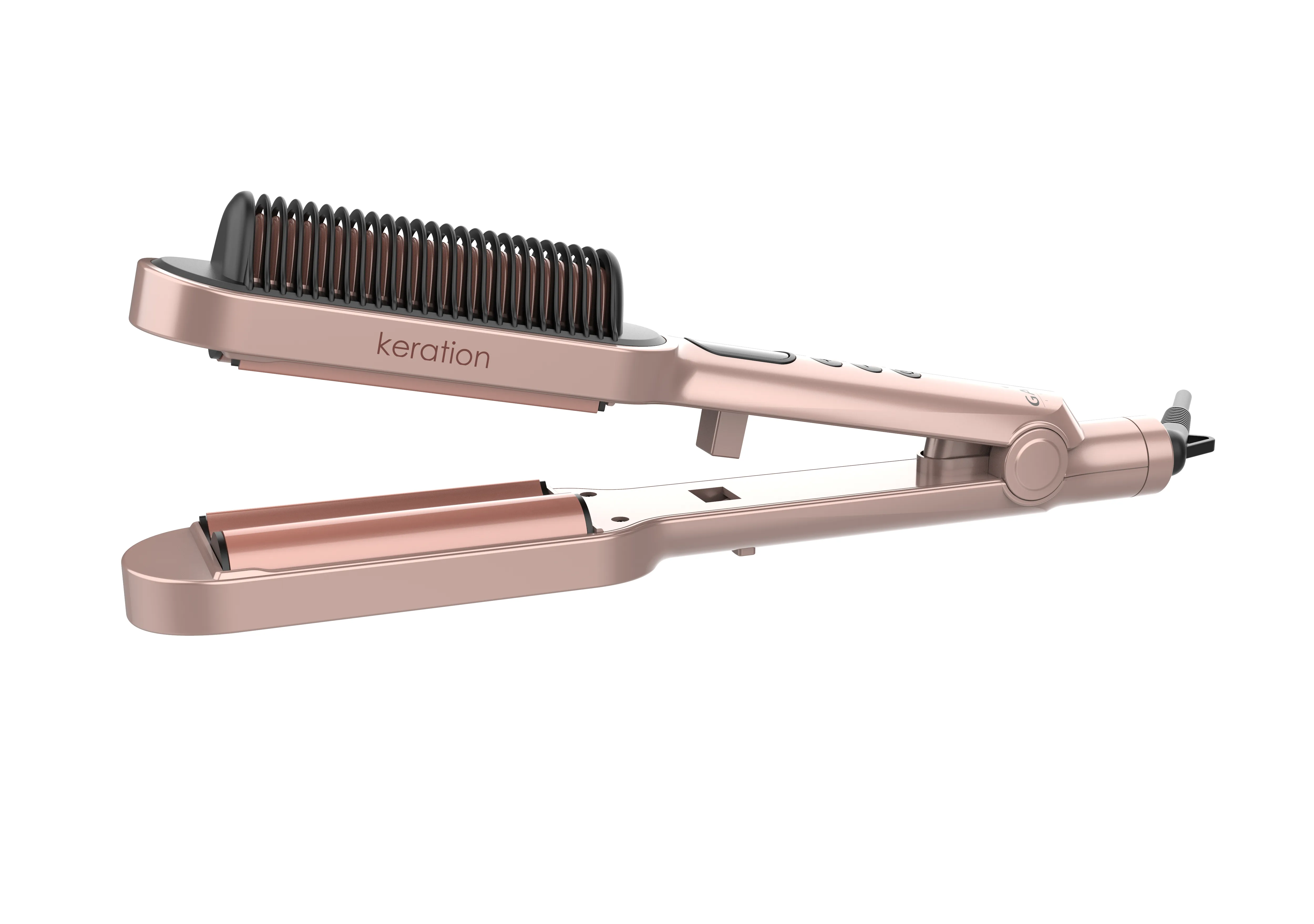 Keration Waver &amp; Brush Styler GI1901 - krust&aring;ng, Guld