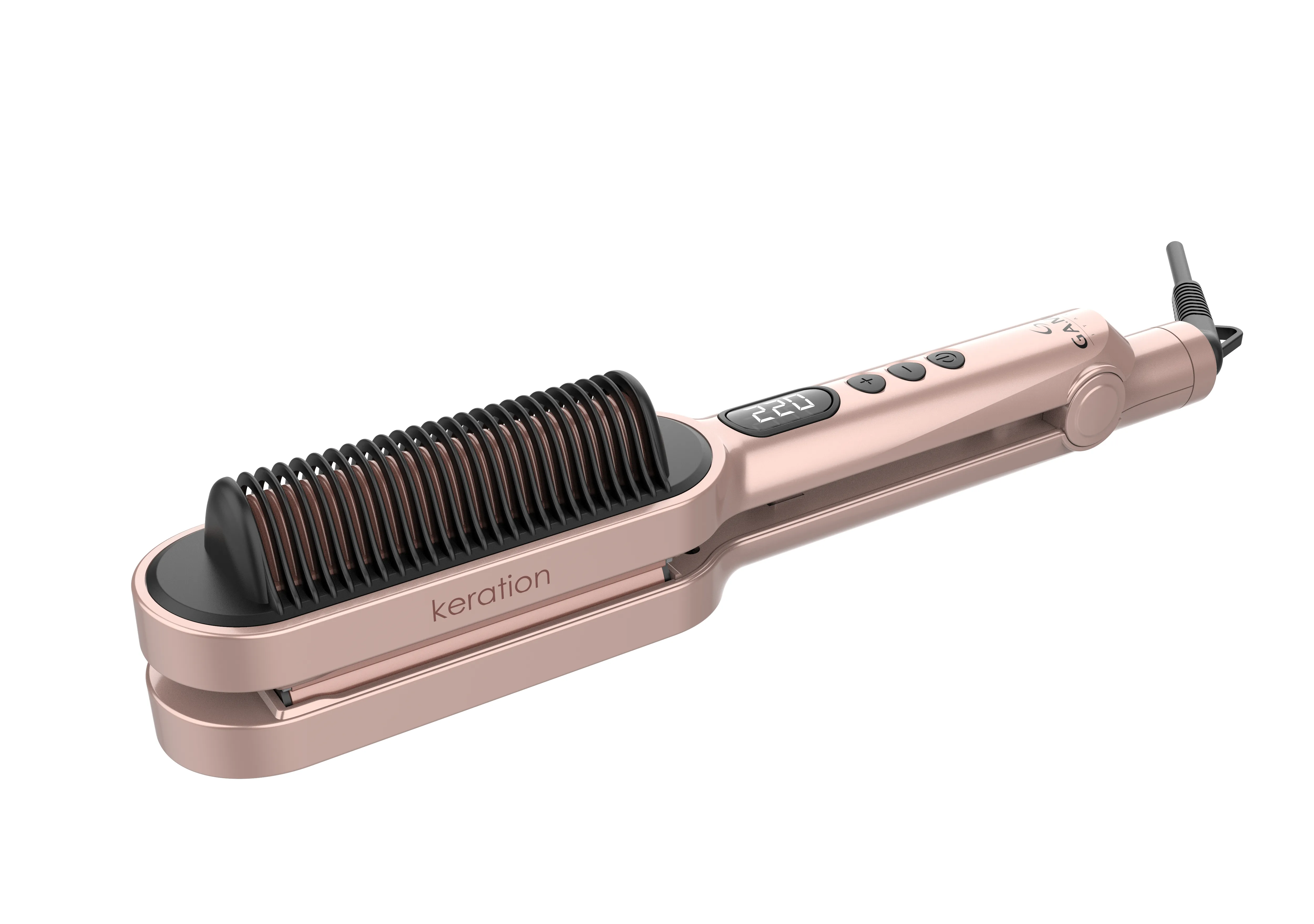 Keration Waver & Brush Styler GI1901 - krustång, Guld