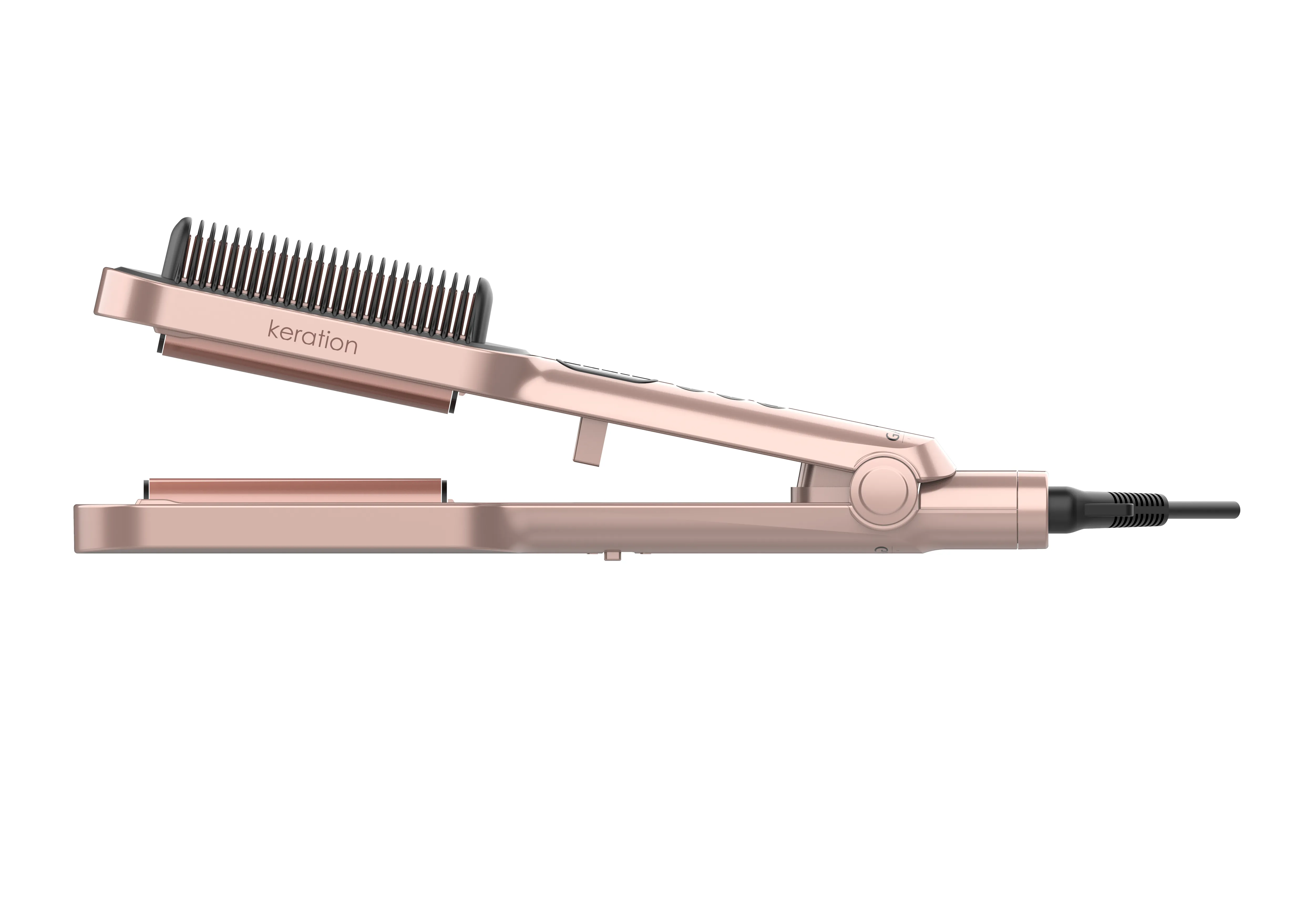Keration Waver & Brush Styler GI1901 - krustång, Guld