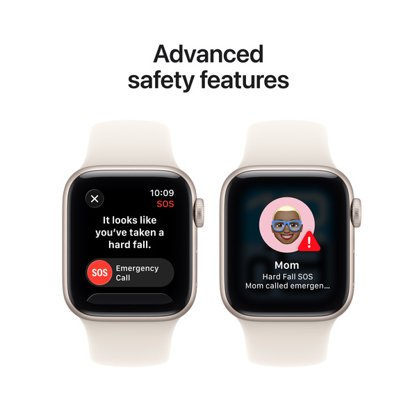 Apple Watch SE 3 (GPS) 40 mm t&auml;htivalkea alumiinikuori ja urheiluranneke, S/M