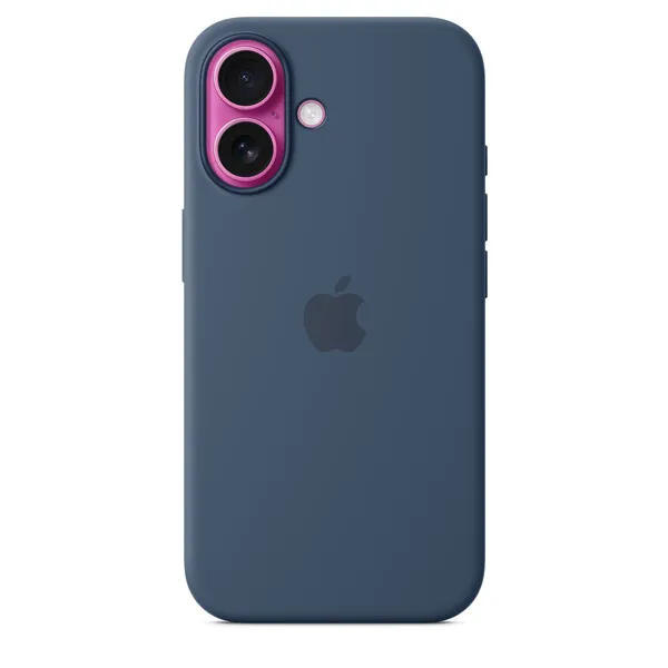 Apple iPhone 16, MagSafe - silicone case, Denim
