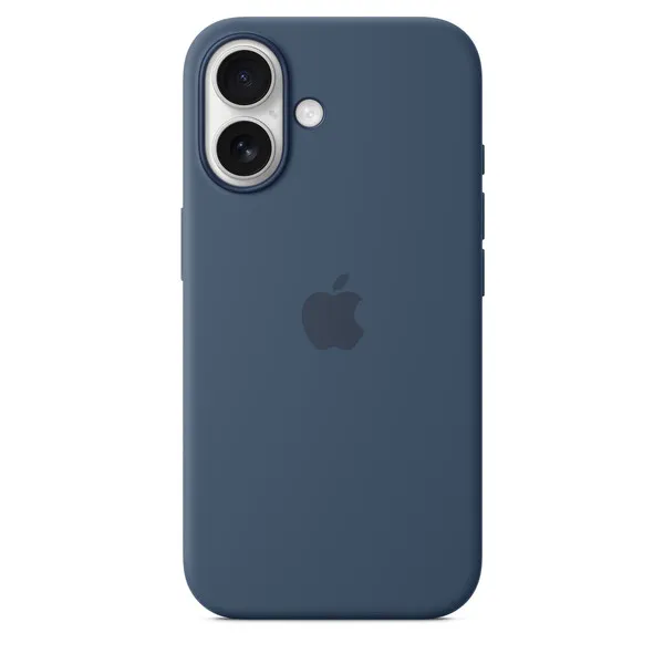 Apple iPhone 16, MagSafe - silicone case, Denim