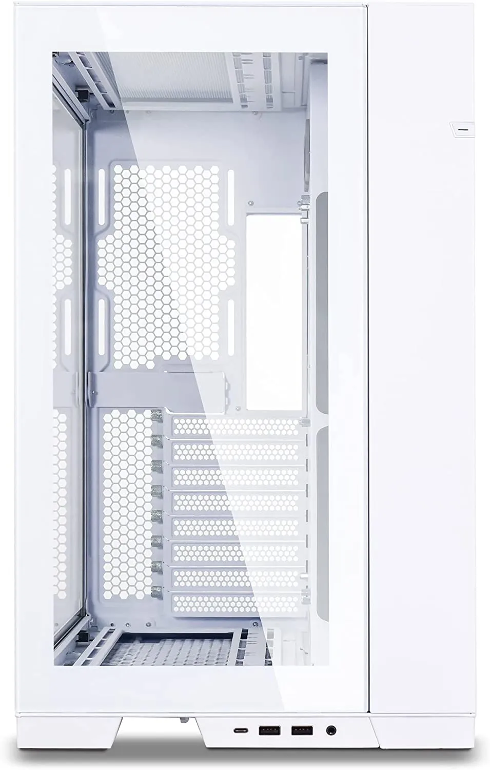 Lian Li O11 Dynamic Evo Midi-ATX -kotelo, valkoinen