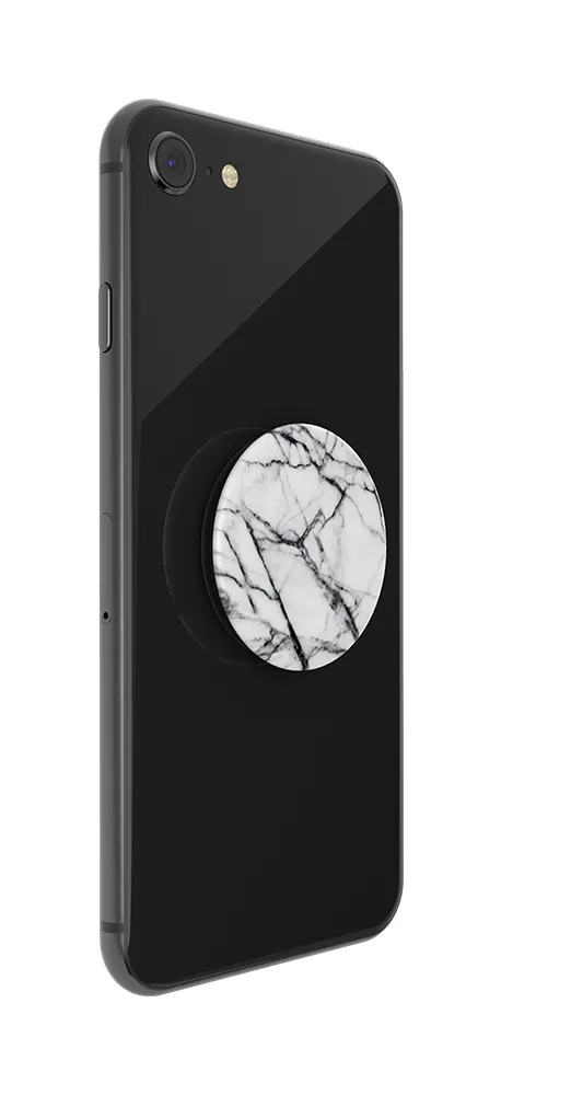 POPSOCKETS Dove White Marble Avtagbart Grip med St&auml;llfunktion