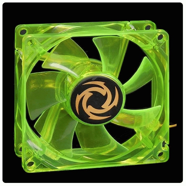 80x80x25mm, 4 x Green LED