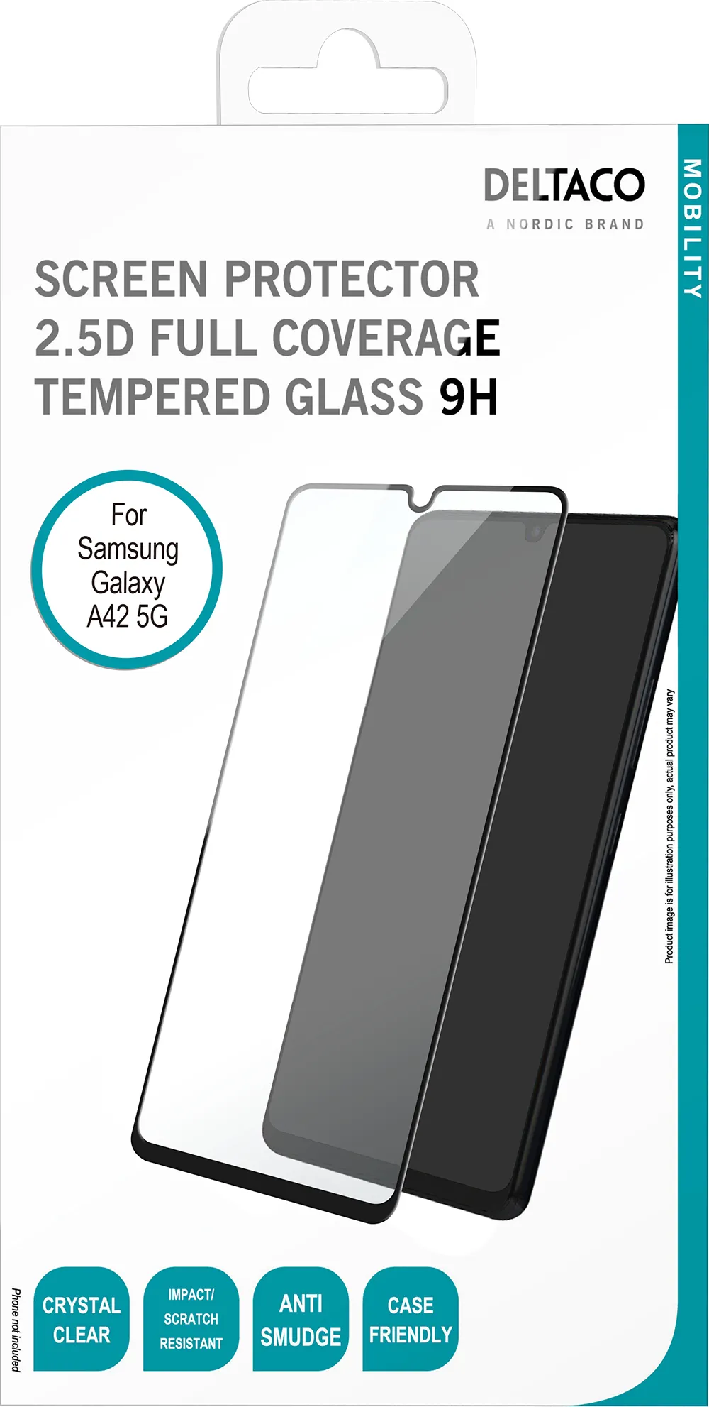 Deltaco 2.5D Glass, Galaxy A42 -panssarilasi