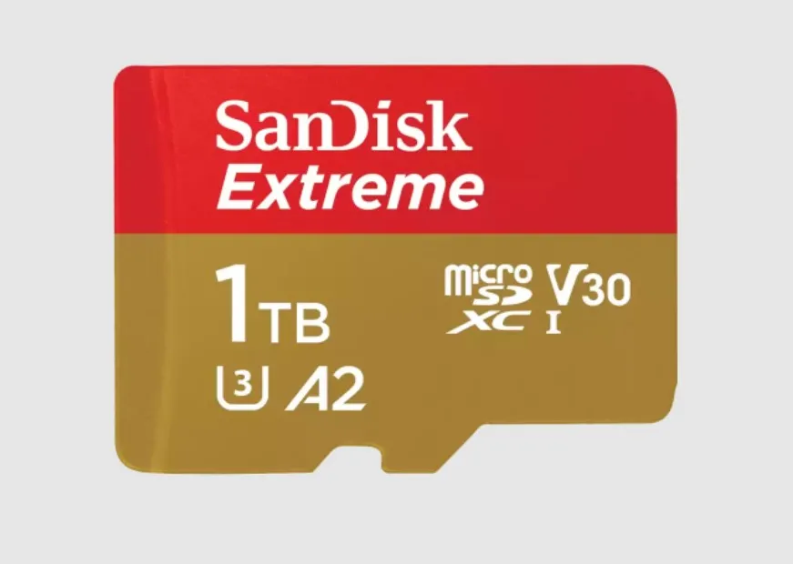 SanDisk Extreme 1,02 TB MicroSDXC - minneskort + SD adapter