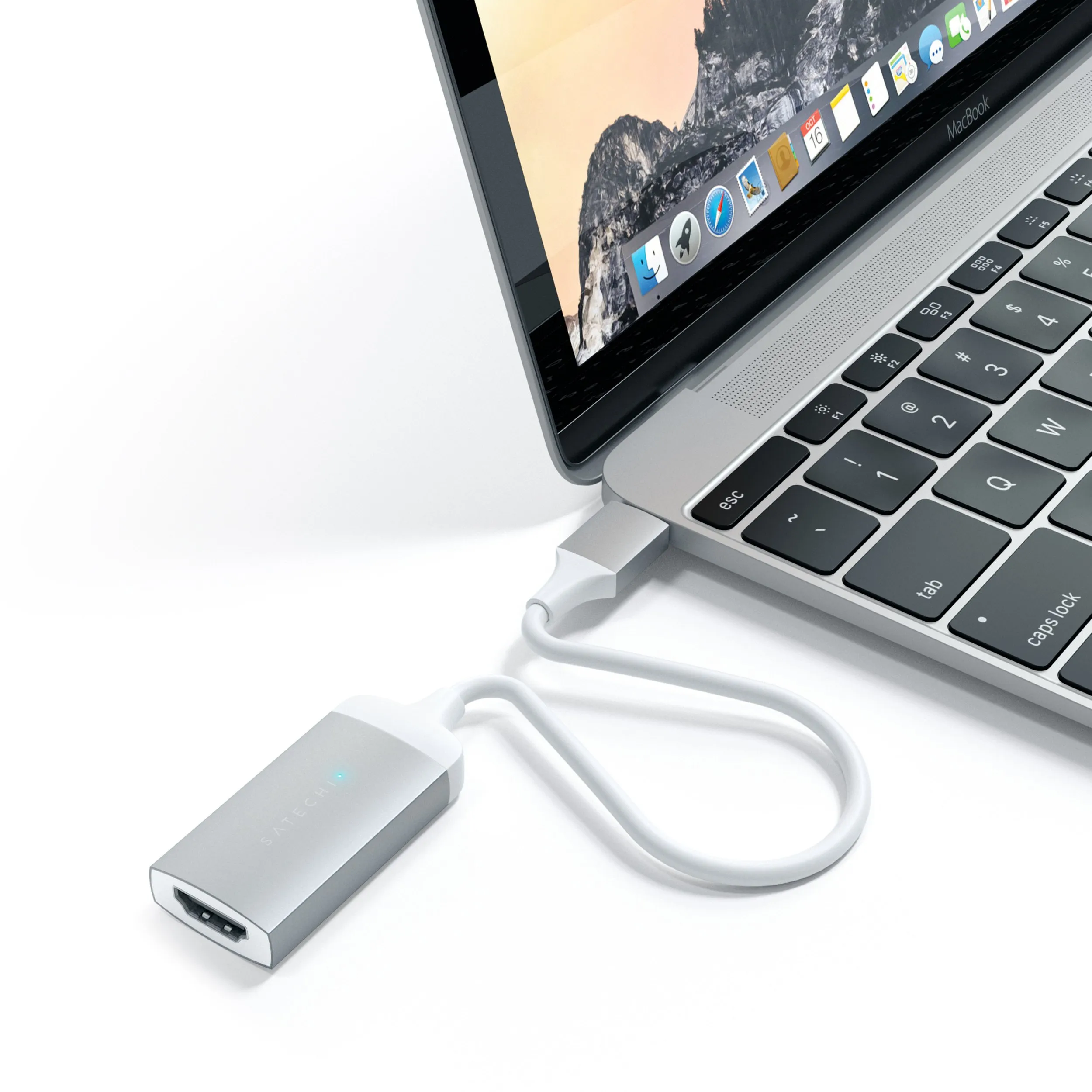 Satechi USB-C – HDMI -adapteri, Hopea
