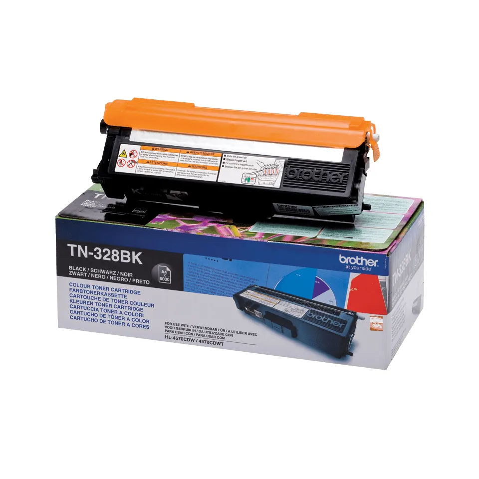 Brother TN-328BK Super High Yield -laserv&auml;rikasetti, musta