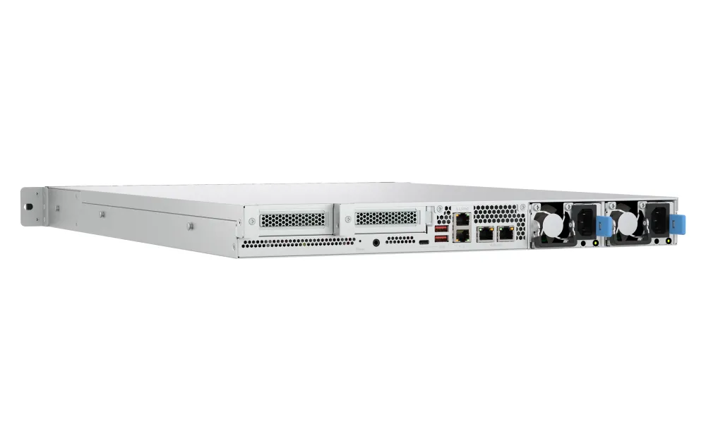 QNAP TS-H1077AFU-R7-32G - N&auml;tverkslagringsenhet, Svart, Gr&aring;
