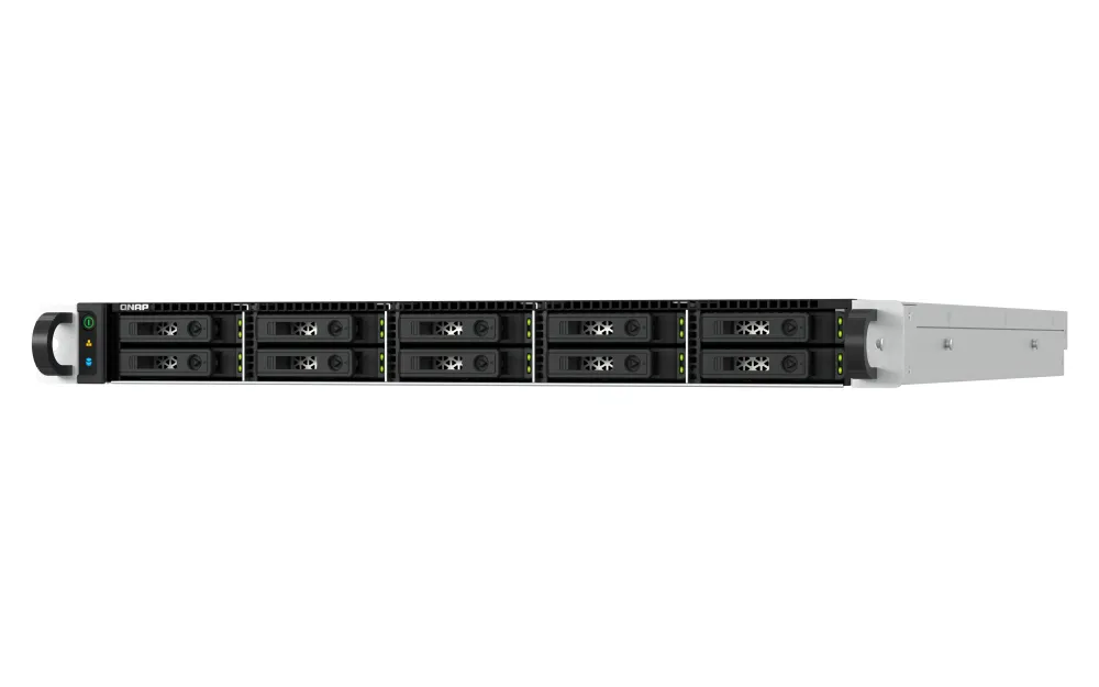 QNAP TS-H1077AFU-R7-32G - N&auml;tverkslagringsenhet, Svart, Gr&aring;
