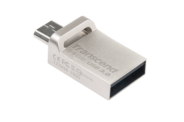 Transcend 64GB JetFlash 880 USB 3.0 - memory stick, Black/Silver