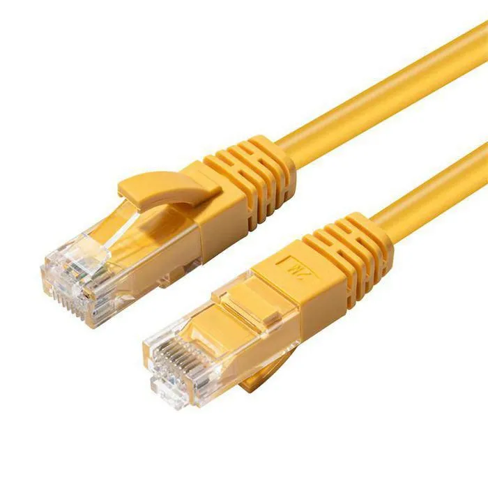MicroConnect Cat5e UTP RJ45 20m n&auml;tverkskabel, gul