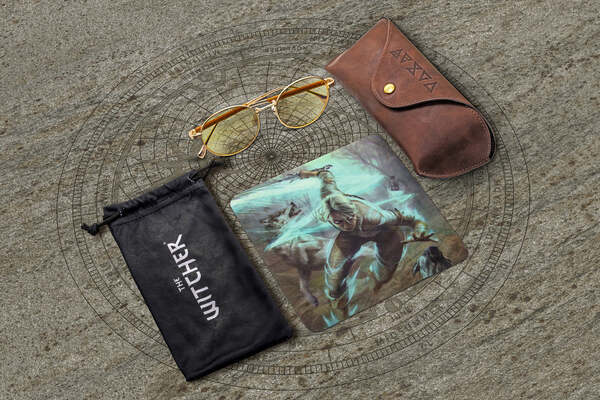 Gunnar Witcher Ciri - gaming eyewear, Meteorite / Saddle, Amber