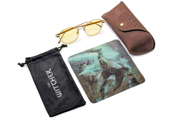 Gunnar Witcher Ciri - gaming eyewear, Meteorite / Saddle, Amber