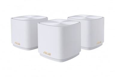 Asus ZenWiFi XD4 Plus -mesh WiFi -järjestelmä, Wi-Fi 6, AX1800, Dual-band, 3 kpl, valkoinen