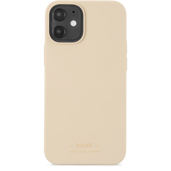 HOLDIT SILICONE CASE IPHONE - IPHONE 12 MINI BEIGE