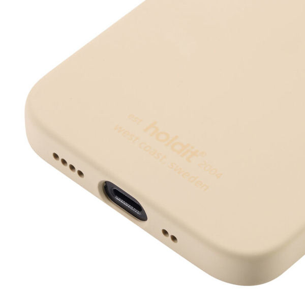 HOLDIT SILICONE CASE IPHONE - IPHONE 12 MINI BEIGE