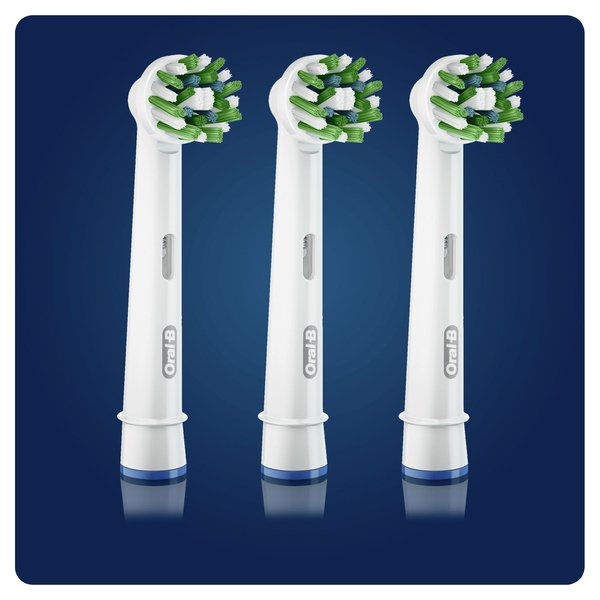 Oral-B CrossAction - brush head, 3pcs