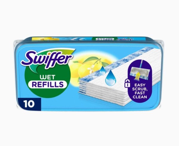 Swiffer Wet -mopin vaihtoliinat, Citrus-tuoksu, 10 kappaletta