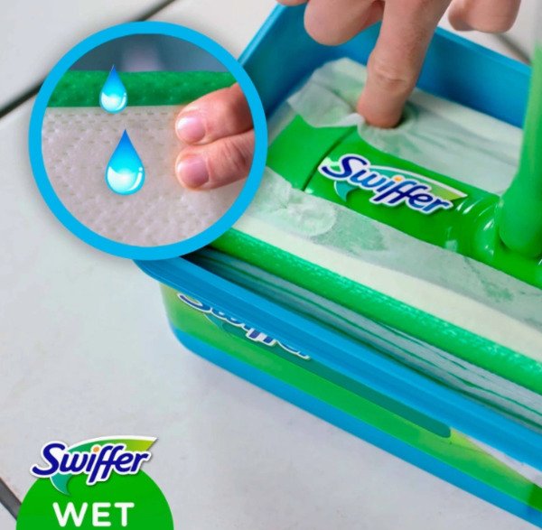 Swiffer Wet -mopin vaihtoliinat, Citrus-tuoksu, 10 kappaletta