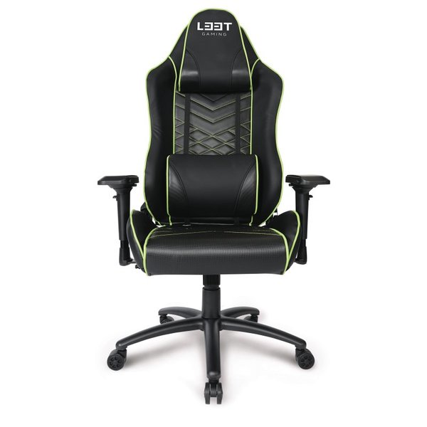 l33t E-Sport Gaming Chair - Green