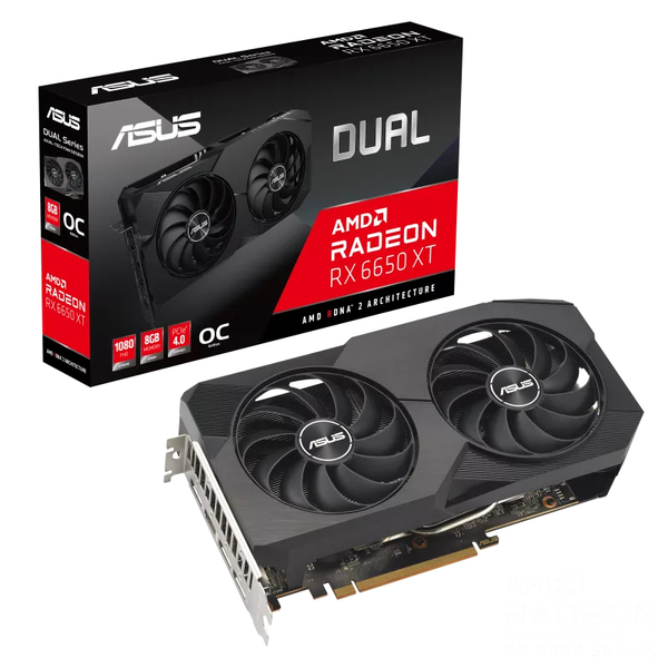 Asus Radeon RX 6650 XT 8GB Dual V2 OC - graphics card