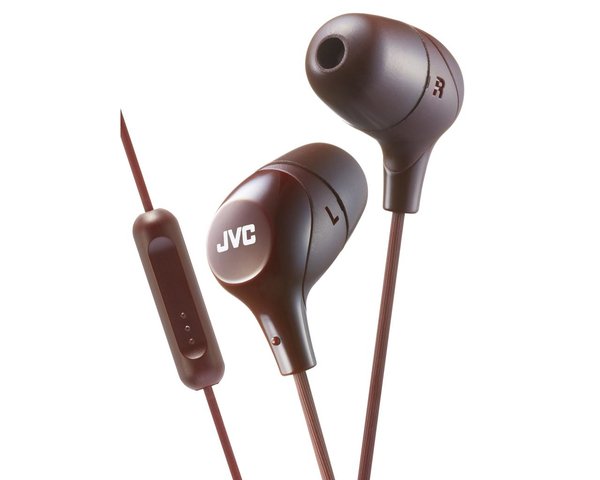 JVC H&ouml;rlur Marsmallow In-Ear Mic Brun
