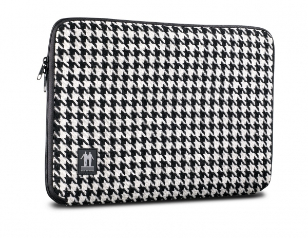Walk On Water Lap Top Skin Dog tooth 15,4&quot; Black/White