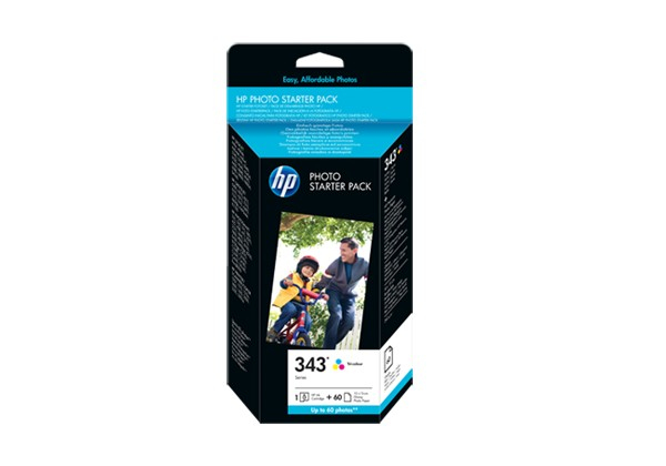 HP Pap/pho 10x15 60sh+ink cart/343 ML RF
