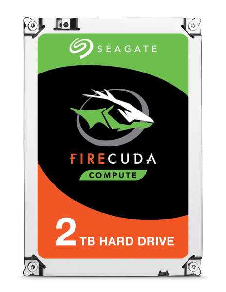 Seagate 2TB FireCuda, 3.5", SATA, 7200 RPM, 64 MB - Hybrid-HDD
