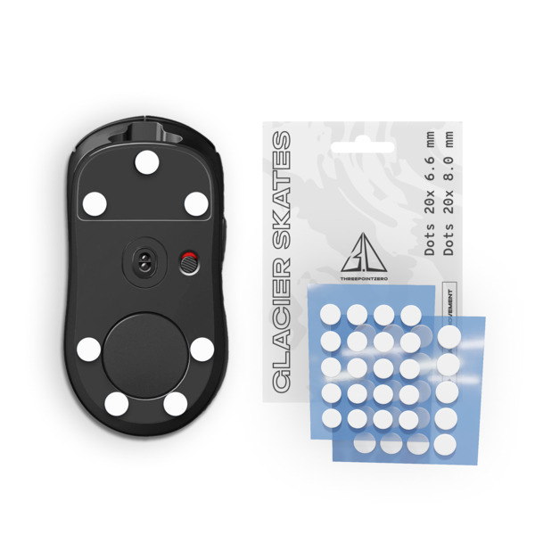 threepointzero - Glacier Skates - Universal Dots - 40pcs (20x Big Dots + 20x Small Dots)