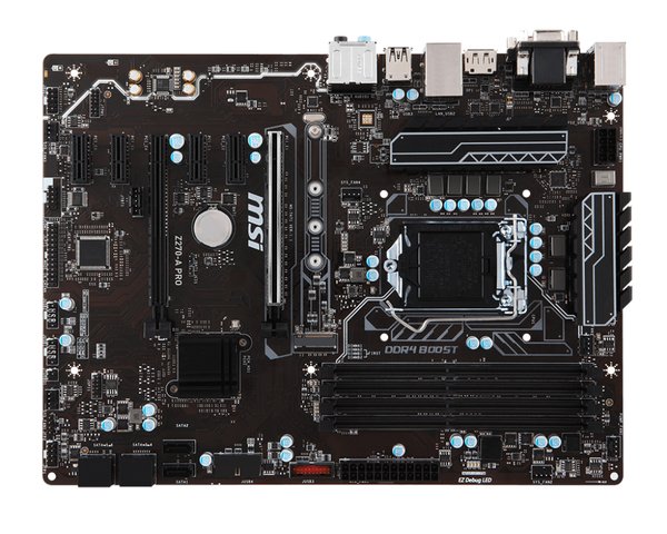 MSI Z270-A PRO, ATX motherboard