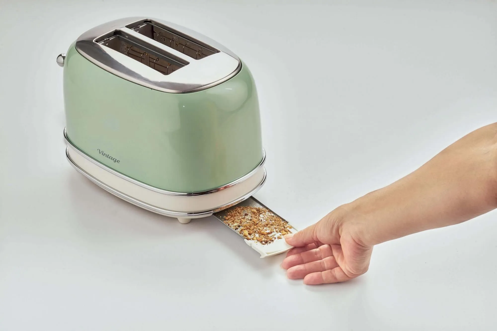 Ariete Vintage toaster, 2 slices, Green