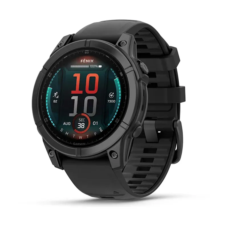 Garmin Fenix E -urheilukello, 47mm, AMOLED, harmaa/musta