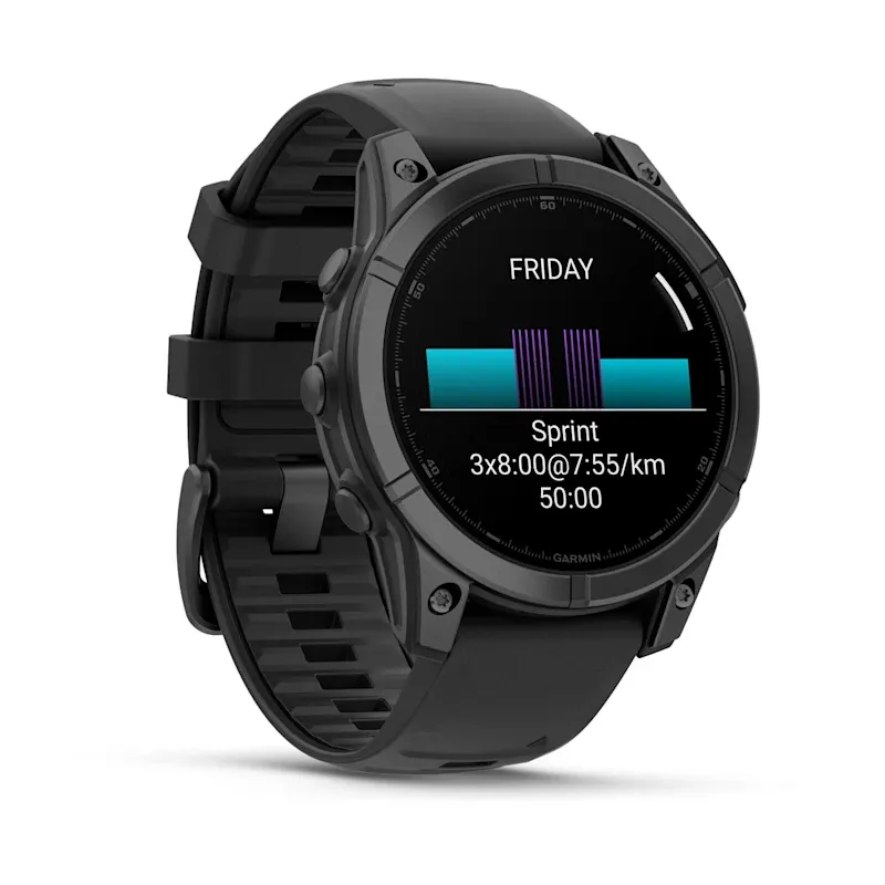 Garmin Fenix E -urheilukello, 47mm, AMOLED, harmaa/musta
