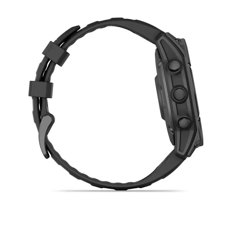 Garmin Fenix E -urheilukello, 47mm, AMOLED, harmaa/musta