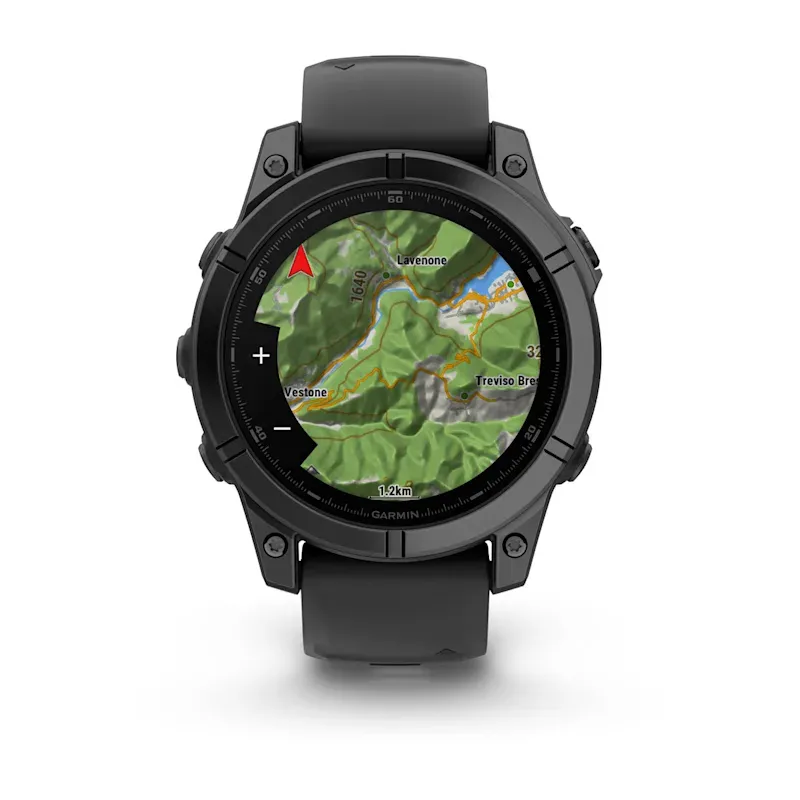 Garmin Fenix E -urheilukello, 47mm, AMOLED, harmaa/musta