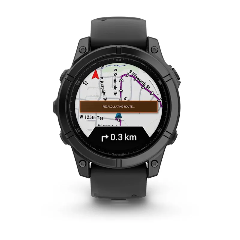 Garmin Fenix E -urheilukello, 47mm, AMOLED, harmaa/musta