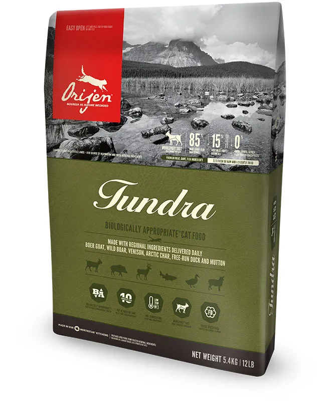 ORIJEN Tundra, Dry food for cats, Adult, Grain Free, 5.4kg