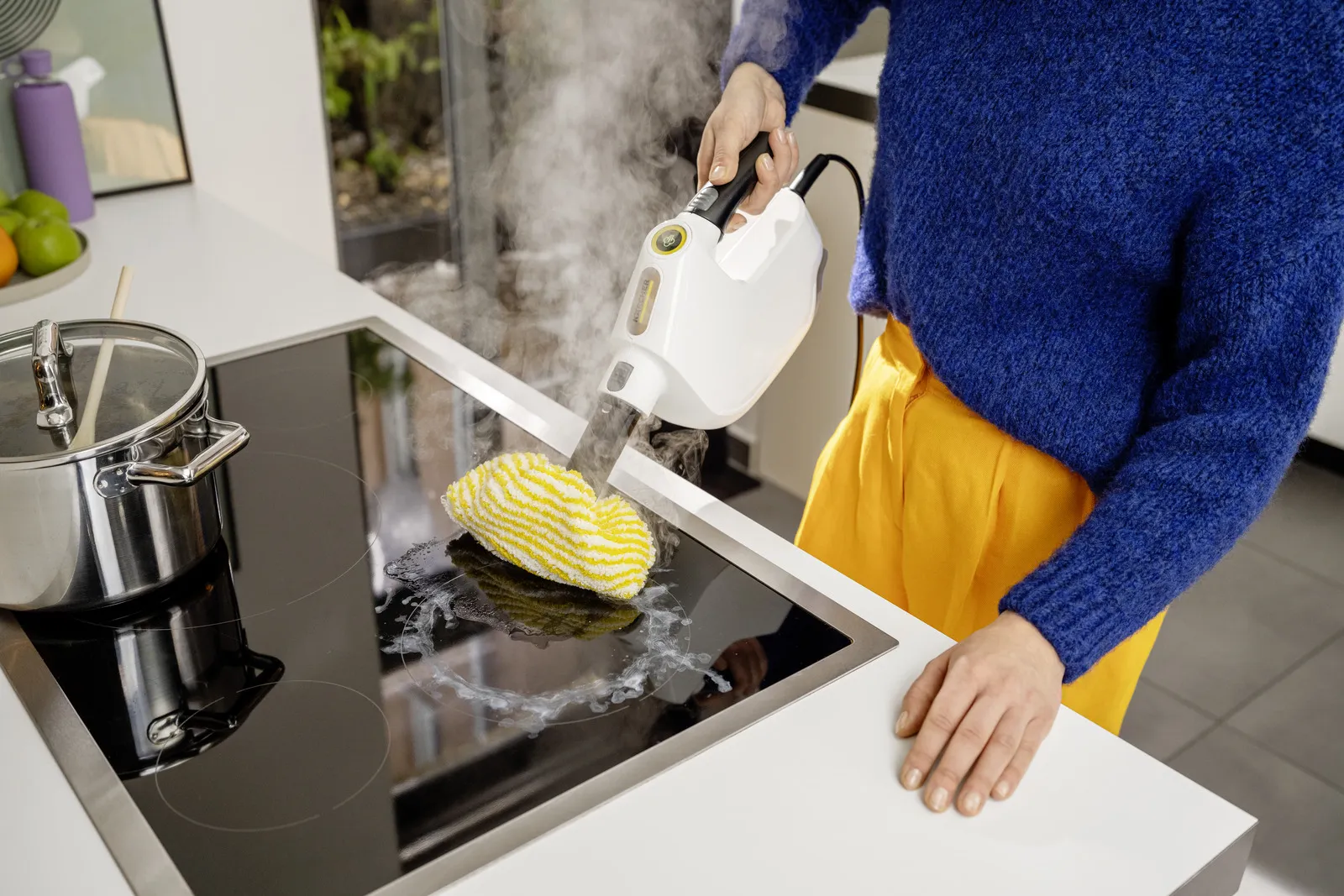 K&auml;rcher SC 1 Multi Comfort handh&aring;llen &aring;ngtv&auml;tt, 1300 W, 0,2 L, vit