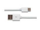 Grateq USB-A - USB-C - cable, 1.5m, White