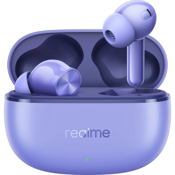 Realme Buds T200 Lite tr&aring;dl&ouml;sa in-ear h&ouml;rlurar, aurora purple