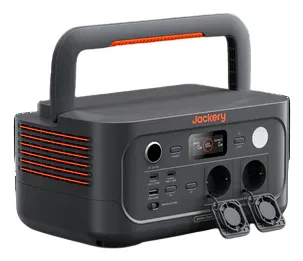 Jackery Explorer 500 v2 EU Portabel kraftstation, 512 Wh, 500 W, LiFePO4, Svart/Orange